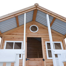 Load image into Gallery viewer, Winchester Cubby House with 1.45m Elevation Platform and 3m Green Slide