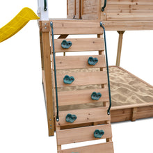 Load image into Gallery viewer, Winchester Cubby House with 1.45m Elevation Platform and 3m Yellow Slide