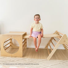 Load image into Gallery viewer, Pikler Climbing Frame Package with Slide &amp; Triangle
