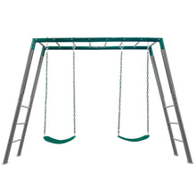 Load image into Gallery viewer, Stanley Commercial Steel 2-in-1 Monkey Bars &amp; Swing Set