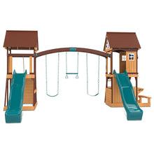 Load image into Gallery viewer, Armadale Play Centre &amp; Swing Set (Green Slide)