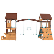 Load image into Gallery viewer, Armadale Play Centre &amp; Swing Set (Green Slide)