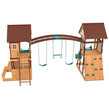 Load image into Gallery viewer, Armadale Play Centre &amp; Swing Set (Green Slide)