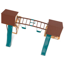 Load image into Gallery viewer, Armadale Play Centre &amp; Swing Set (Green Slide)