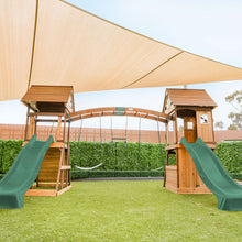 Load image into Gallery viewer, Armadale Play Centre &amp; Swing Set (Green Slide)