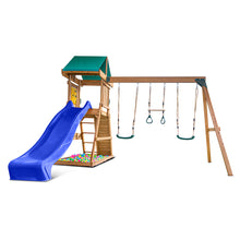 Load image into Gallery viewer, Birmingham Play Centre &amp; Swing Set (Blue Slide)