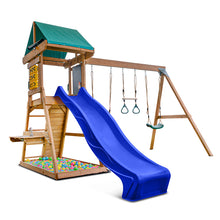 Load image into Gallery viewer, Birmingham Play Centre &amp; Swing Set (Blue Slide)