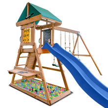 Load image into Gallery viewer, Birmingham Swing Set &amp; Playground with 2.2m Slide (Blue)