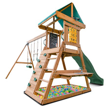 Load image into Gallery viewer, Birmingham Swing Set &amp; Playground with 2.2m Slide (Green)