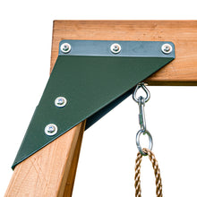 Load image into Gallery viewer, Birmingham Swing Set &amp; Playground with 2.2m Slide (Green)