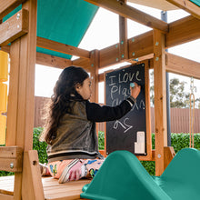 Load image into Gallery viewer, Birmingham Play Centre &amp; Swing Set (Green Slide)