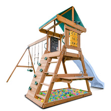 Load image into Gallery viewer, Birmingham Swing Set &amp; Playground with 2.2m Slide (Pastel Blue)