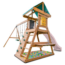 Load image into Gallery viewer, Birmingham Swing Set &amp; Playground with 2.2m Slide (Pastel Pink)