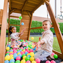 Load image into Gallery viewer, Birmingham Play Centre &amp; Swing Set (Yellow Slide)