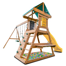 Load image into Gallery viewer, Birmingham Swing Set &amp; Playground with 2.2m Slide (Yellow)