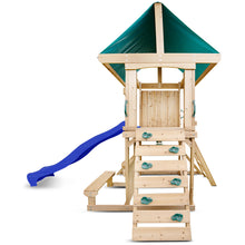 Load image into Gallery viewer, Carindale Play Centre &amp; Swing Set (Blue Slide)
