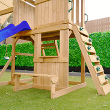 Load image into Gallery viewer, Carindale Play Centre &amp; Swing Set (Blue Slide)