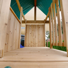 Load image into Gallery viewer, Carindale Play Centre &amp; Swing Set (Blue Slide)