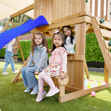 Load image into Gallery viewer, Carindale Play Centre &amp; Swing Set (Blue Slide)
