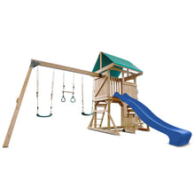 Load image into Gallery viewer, Carindale Swing Set &amp; Playground with 2.2m Slide (Blue)