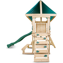 Load image into Gallery viewer, Carindale Play Centre &amp; Swing Set (Green Slide)