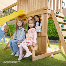 Load image into Gallery viewer, Carindale Swing Set &amp; Playground with 2.2m Slide (Pastel Green)