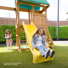 Load image into Gallery viewer, Carindale Swing Set &amp; Playground with 2.2m Slide (Pastel Green)