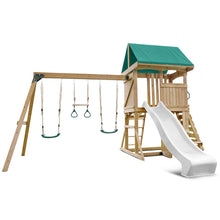 Load image into Gallery viewer, Carindale Swing Set &amp; Playground with 2.2m Slide (White)