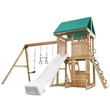 Load image into Gallery viewer, Carindale Swing Set &amp; Playground with 2.2m Slide (White)