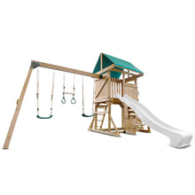 Load image into Gallery viewer, Carindale Swing Set &amp; Playground with 2.2m Slide (White)