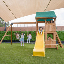 Load image into Gallery viewer, Carindale Swing Set &amp; Playground with 2.2m Slide (Yellow)