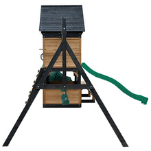 Load image into Gallery viewer, Claremont Swing Set &amp; Playground with 2.2m Slide (Green)