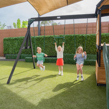 Load image into Gallery viewer, Claremont Play Centre with 2.2m Ivory Slide and Green Spiral Tube Slide