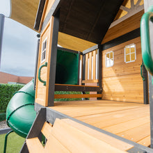 Load image into Gallery viewer, Claremont Swing Set &amp; Playground with 2.2m Slide (Green)
