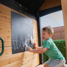 Load image into Gallery viewer, Claremont Play Centre with 2.2m Ivory Slide and Green Spiral Tube Slide