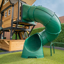 Load image into Gallery viewer, Claremont Play Centre with 2.2m Ivory Slide and Green Spiral Tube Slide