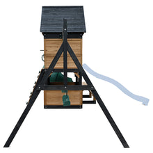 Load image into Gallery viewer, Claremont Swing Set &amp; Playground with 2.2m Slide (Pastel Blue)