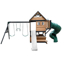 Load image into Gallery viewer, Claremont Swing Set &amp; Playground with 2.2m Slide (White)