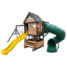Load image into Gallery viewer, Claremont Swing Set &amp; Playground with 2.2m Slide (Yellow)