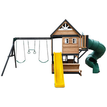 Load image into Gallery viewer, Claremont Swing Set &amp; Playground with 2.2m Slide (Yellow)