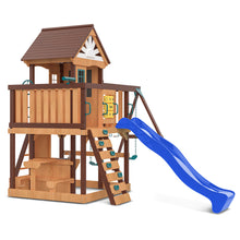Load image into Gallery viewer, Coventry Play Centre &amp; Swing Set (Blue Slide)
