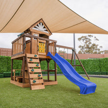 Load image into Gallery viewer, Coventry Play Centre &amp; Swing Set (Blue Slide)
