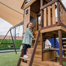 Load image into Gallery viewer, Coventry Play Centre &amp; Swing Set (Blue Slide)