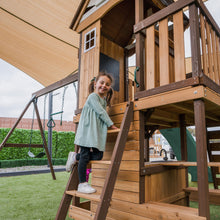 Load image into Gallery viewer, Coventry Play Centre &amp; Swing Set (Green Slide)