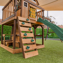 Load image into Gallery viewer, Coventry Play Centre &amp; Swing Set (Green Slide)
