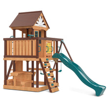 Load image into Gallery viewer, Coventry Play Centre &amp; Swing Set (Green Slide)