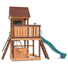Load image into Gallery viewer, Coventry Play Centre &amp; Swing Set (Green Slide)