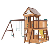 Load image into Gallery viewer, Coventry Play Centre &amp; Swing Set (Yellow Slide)