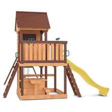 Load image into Gallery viewer, Coventry Play Centre &amp; Swing Set (Yellow Slide)