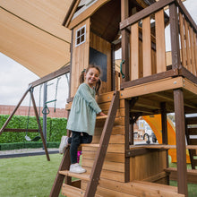 Load image into Gallery viewer, Coventry Play Centre &amp; Swing Set (Yellow Slide)